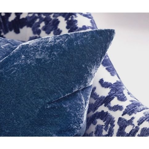 Paddy French Navy Cushion by William Yeoward