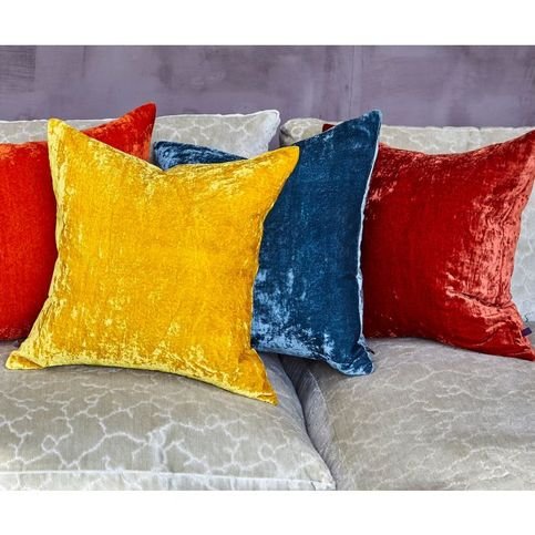 Paddy Poppy Cushion by William Yeoward