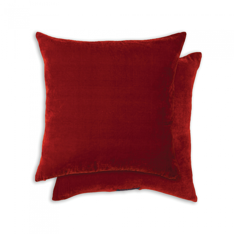 Paddy Poppy Cushion by William Yeoward