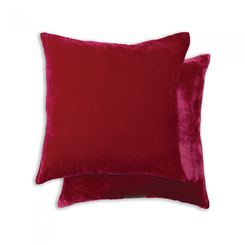 Paddy Raspberry Cushion by William Yeoward