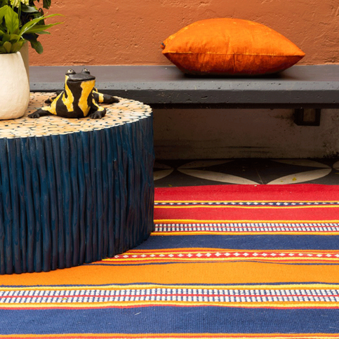 Paddy Tobacco Cushion by William Yeoward