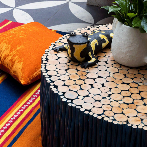 Paddy Tobacco Cushion by William Yeoward