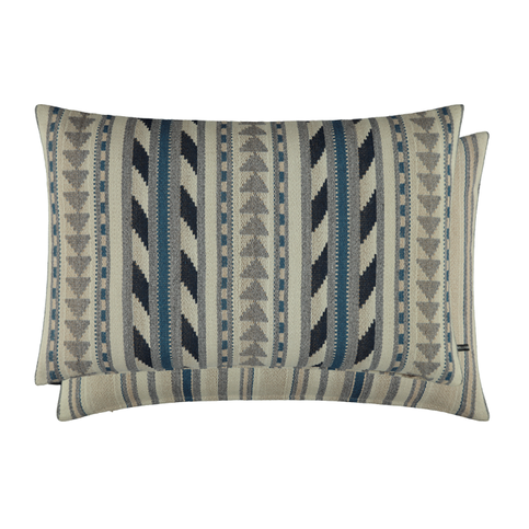Palpa Indigo Cushion by William Yeoward