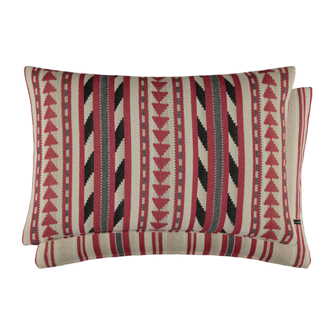 Palpa Rouge Cushion by William Yeoward