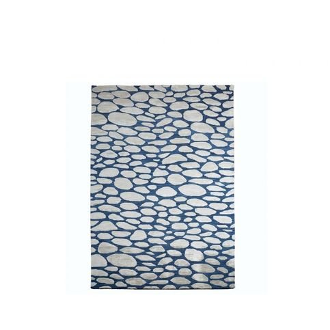 Pebble Woad Rug by William Yeoward
