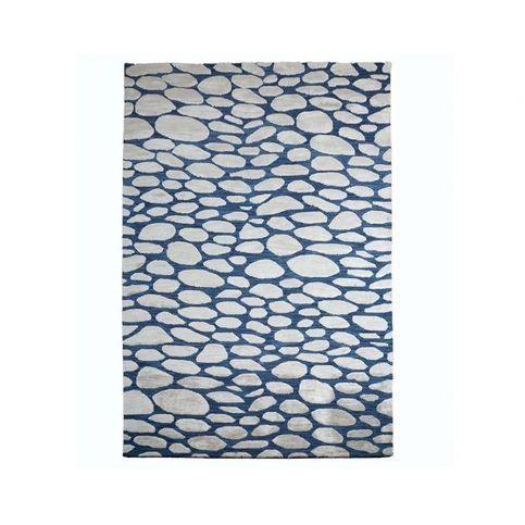Pebble Woad Rug by William Yeoward