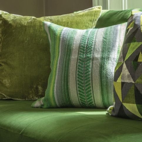 Ravi Forest Cushion by William Yeoward