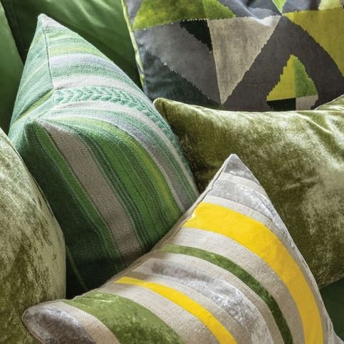 Ravi Forest Cushion by William Yeoward