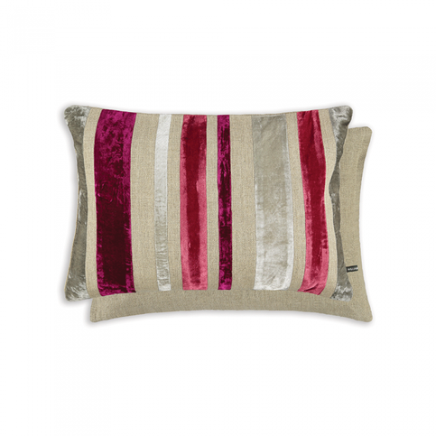 Reilly Fuchsia Cushion by William Yeoward