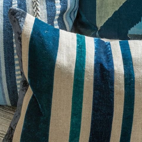 Reilly Midnight Cushion by William Yeoward