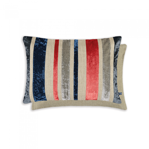 Reilly Rouge Cushion by William Yeoward