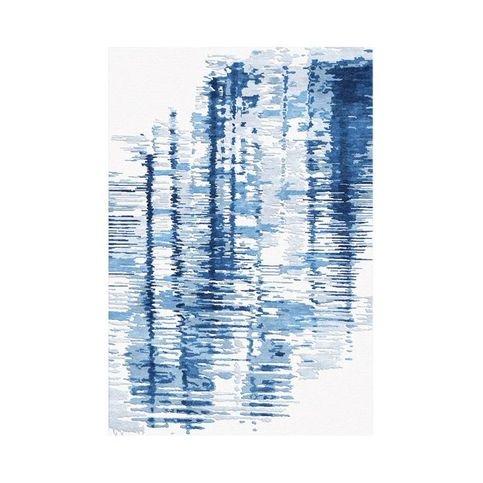 Salila Indigo Rug by William Yeoward