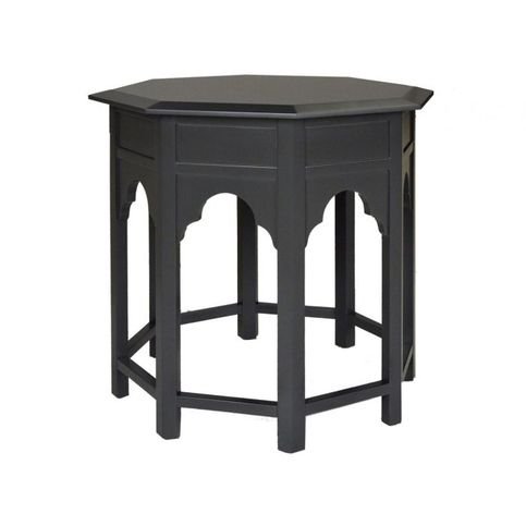Tanjina Charcoal Side Table by William Yeoward