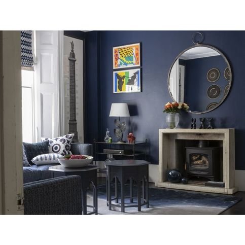 Tanjina Charcoal Side Table by William Yeoward