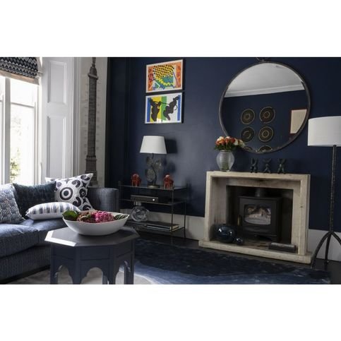 Tanjina Charcoal Side Table by William Yeoward