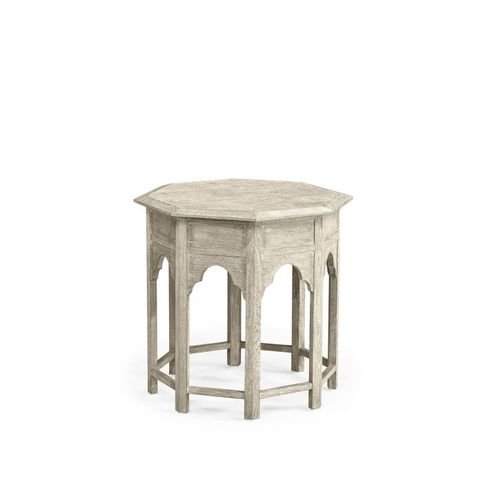 Tanjina Venetian White Oak Side Table by William Yeoward