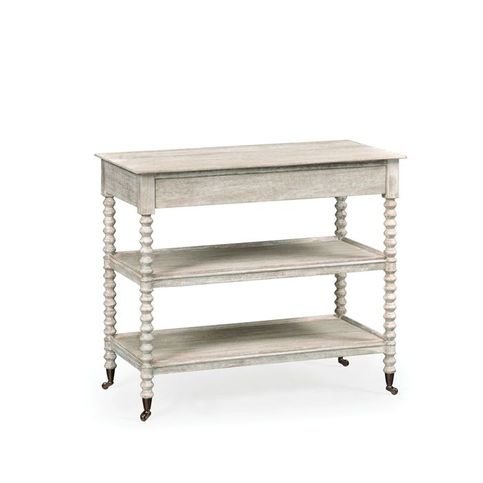 Tormarton Washed Acacia End Table by William Yeoward