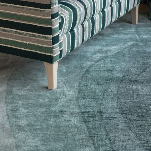 Varuna Lagoon Rug by William Yeoward