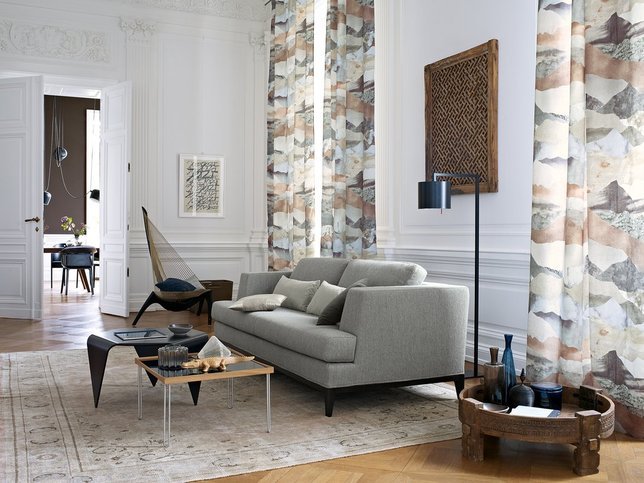 Infinity Linen Look Fabric by Zimmer & Rohde 
