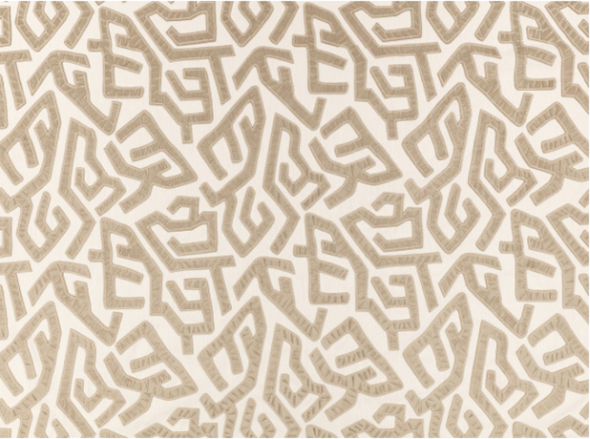 Arp Natural Fabric By Zinc Textile