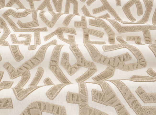 Arp Natural Fabric By Zinc Textile