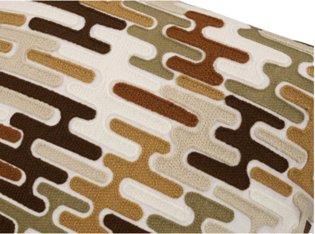 Baldessari 50cm Cushion Tobacco by Zinc Textile 