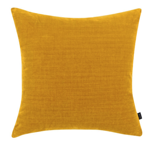 Bude Ochre Cushion by Zinc Textile 