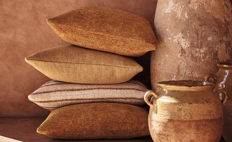 Carallio Ochre Fabric By Zinc Textile