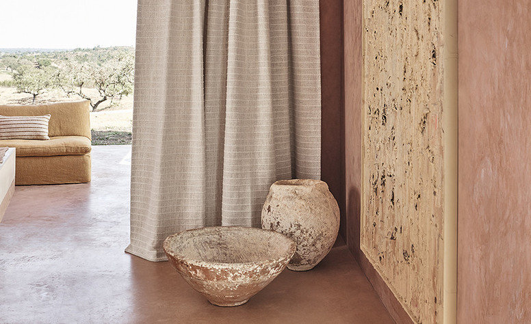 Carallio Ochre Fabric By Zinc Textile