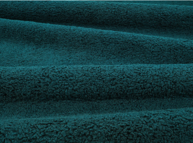 Drake Electric Teal Fabric By Zinc Textile