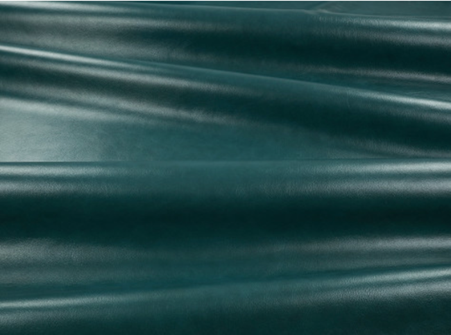 Jimi Leather Electric Teal By Zinc Textile