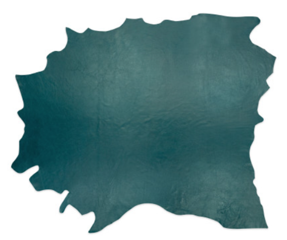 Jimi Leather Electric Teal By Zinc Textile