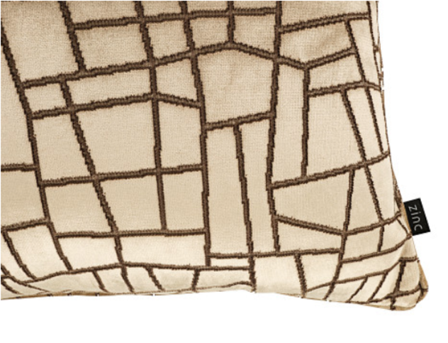 Kiesler 50cm Cushion Tobacco by Zinc Textile 