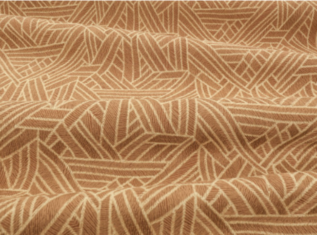 Las Pozas Cognac Fabric By Zinc Textile