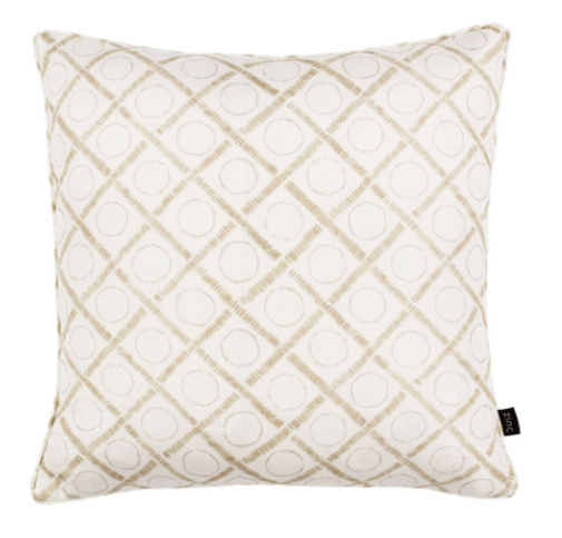 Loxley Natural Cushion by Zinc Textile 