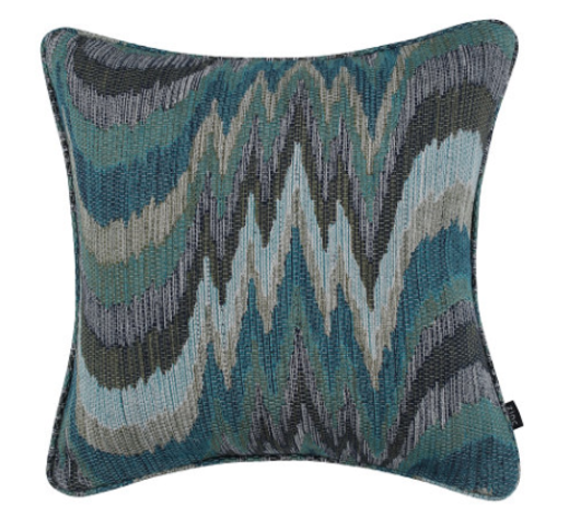 Petworth Peacock Cushion by Zinc Textile 