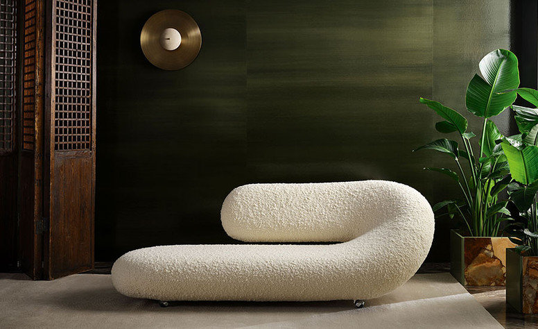 Sagone Vanilla Fabric By Zinc Textile