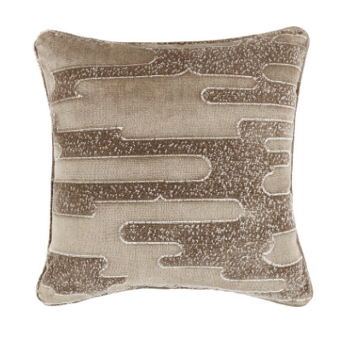 Salvador 50cm Cushion Taupe by Zinc Textile 
