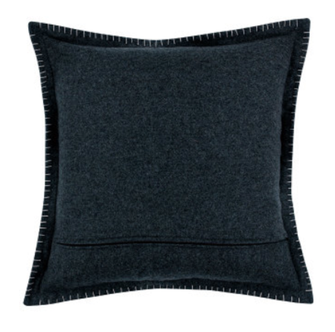 Tor Reversible Teal/ Navy Cushion by Zinc Textile 