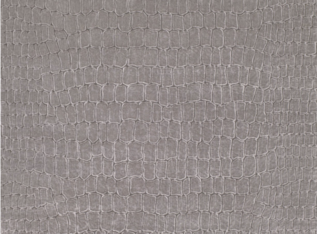 Zinc Textile Caiman Silver Grey Fabric