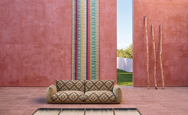 Zinc Textile Ganado Rainbow Fabric