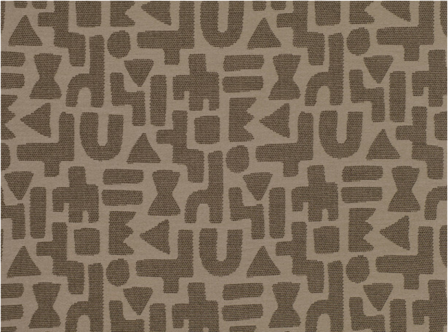 Zinc Textile Glyph Tobacco Fabric