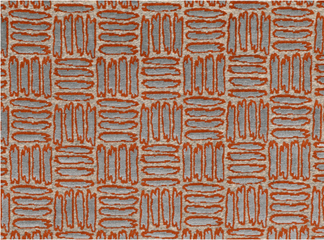 Zinc Textile Peyote Ember Fabric