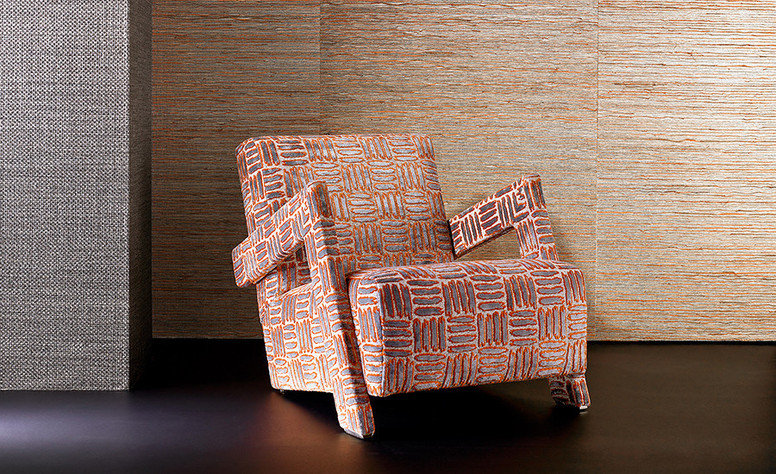 Zinc Textile Peyote Ember Fabric