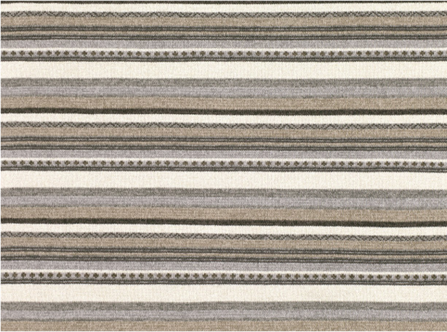 Zinc Textile Poncho Stripe Driftwood Fabric