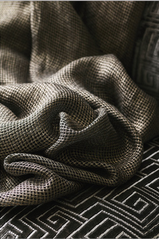 Zinc Textile Sirocco Gold Sand Fabric