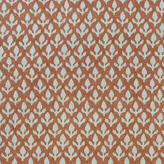 Bud Orange Fabric by Andrew Martin 