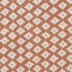 Maze Orange Fabric by Andrew Martin 