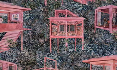 Palafitas Amazonia Watermelon by Arte