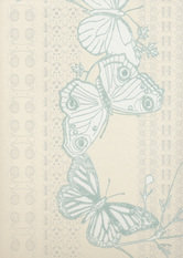 Bugs & Butterflies Ice Blue Wallpaper by Barneby Gates